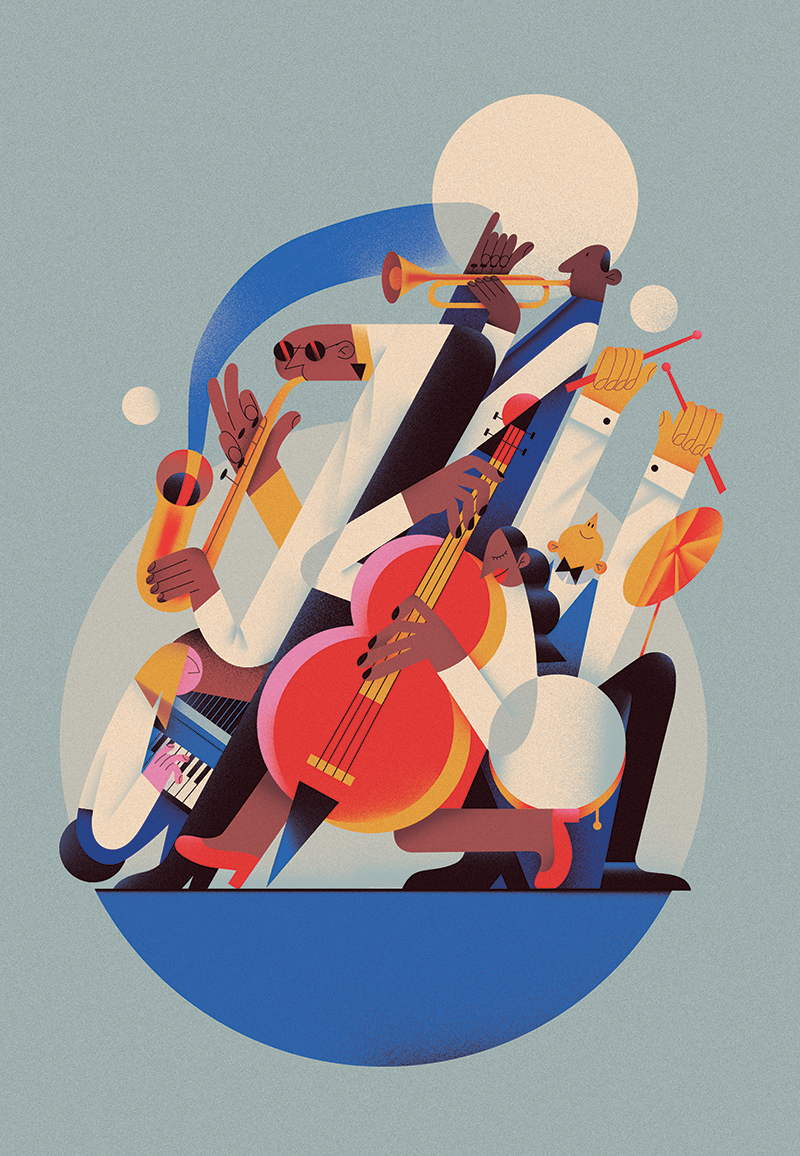 Jazz_Club_by_Tania_Yakunova